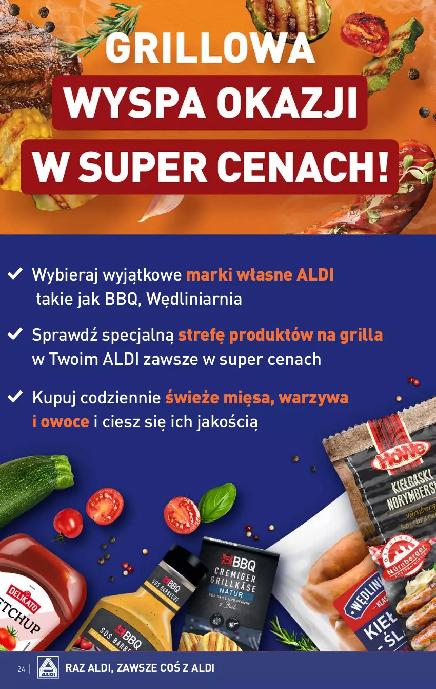 Gazetka promocyjna Aldi - Pełen katalog od 10.07 - ważna 10.07 do 15.07.2023 - strona 24 - produkty: Grill, Owoce, Warzywa, Warzywa i owoce