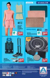 Gazetka promocyjna Aldi - Artykuły przemysłowe i tekstylia - Gazetka - ważna od 02.08 do 02.08.2025 - strona 14 - produkty: Por, Gra, Dywanik łazienkowy, Dywanik, Rama, O nas, Tran, Sport, Wózek, Moda, Wózek transportowy, Biuro, Poduszka, Dywan, Piżama, Fa