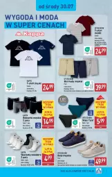 Gazetka promocyjna Aldi - Artykuły przemysłowe i tekstylia - Gazetka - ważna od 02.08 do 02.08.2025 - strona 5 - produkty: Top, Ser, Buty, Bermudy, Karp, T-shirt, Slipy, Moda, Bokserki, Fa