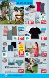 Gazetka promocyjna Aldi - Artykuły przemysłowe i tekstylia - Gazetka - ważna od 02.08 do 02.08.2025 - strona 6 - produkty: Klapki, Top, Majtki, Biustonosz, Sandał, T-shirt, Wełna, Moda, Sukienka, Piżama, Fa