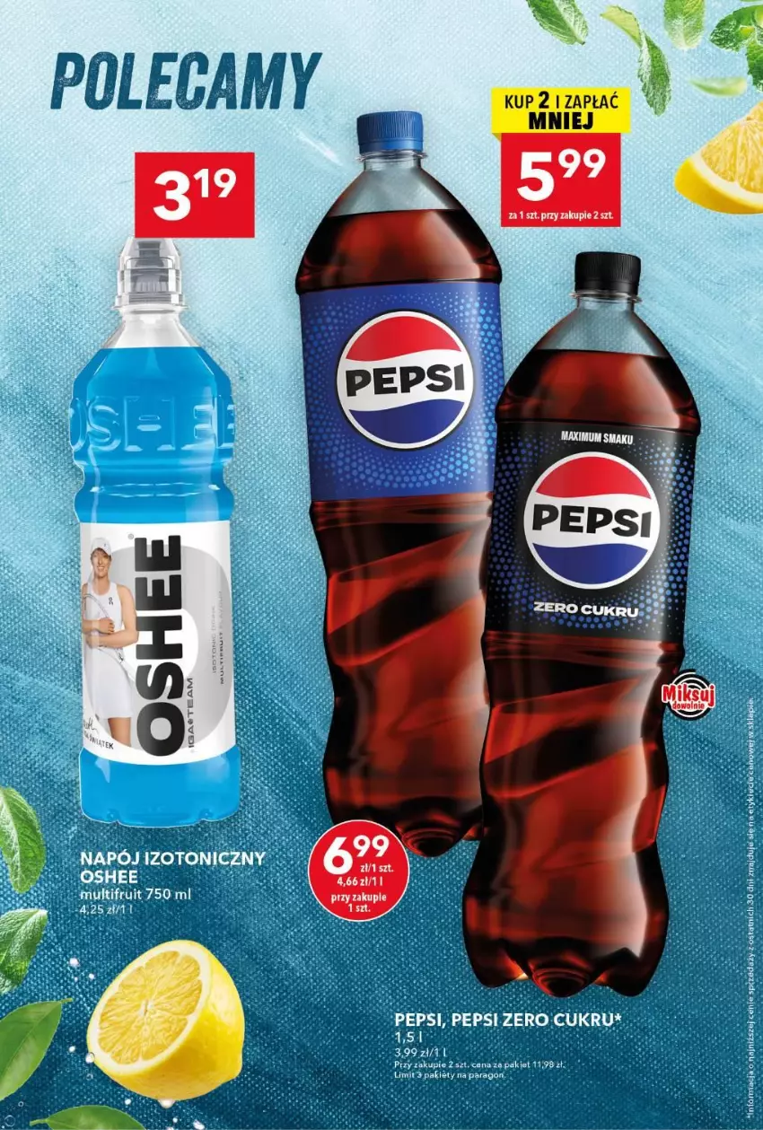 Gazetka promocyjna Lewiatan - Gazetka ogólnopolska - ważna 22.10 do 28.10.2026 - strona 11 - produkty: Oshee, Pepsi