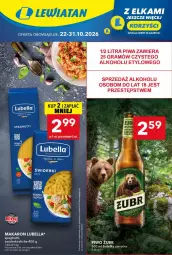 Gazetka promocyjna Lewiatan - Gazetka ogólnopolska - Gazetka - ważna od 28.10 do 28.10.2026 - strona 1 - produkty: Piwa, Piwo, Lubella, Makaron, Gra, Bell, Spaghetti, Bella