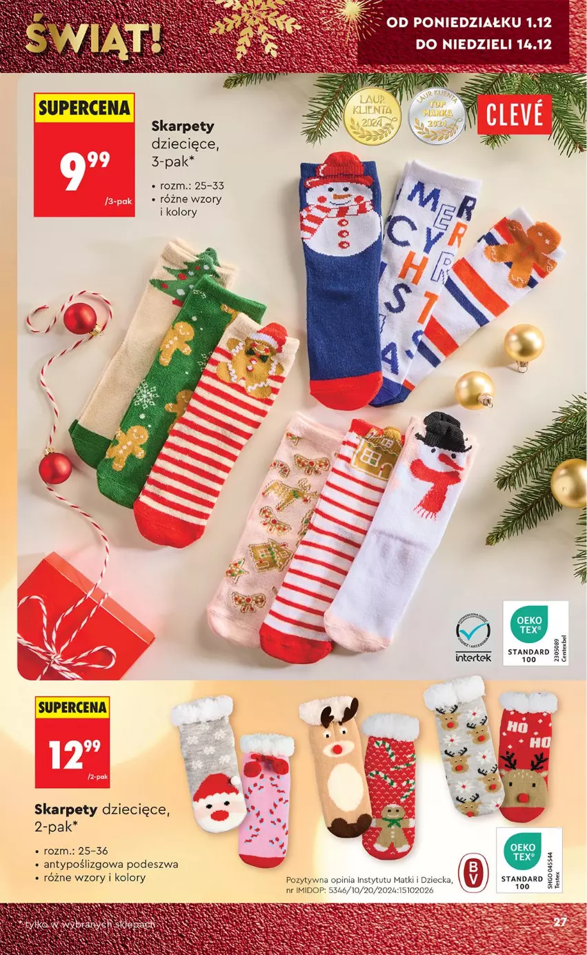 Gazetka promocyjna Biedronka - Okazje Tygodnia - ważna 29.11 do 13.12.2025 - strona 27 - produkty: Dzieci, Karp