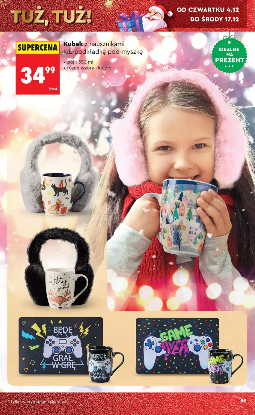 Gazetka promocyjna Biedronka - Okazje Tygodnia - ważna 29.11 do 13.12.2025 - strona 39 - produkty: Kubek, Mysz, Podkład
