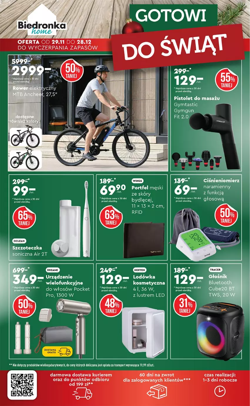Gazetka promocyjna Biedronka - Okazje Tygodnia - ważna 29.11 do 13.12.2025 - strona 48 - produkty: Lodówka, Pistolet, Por, Szczoteczka