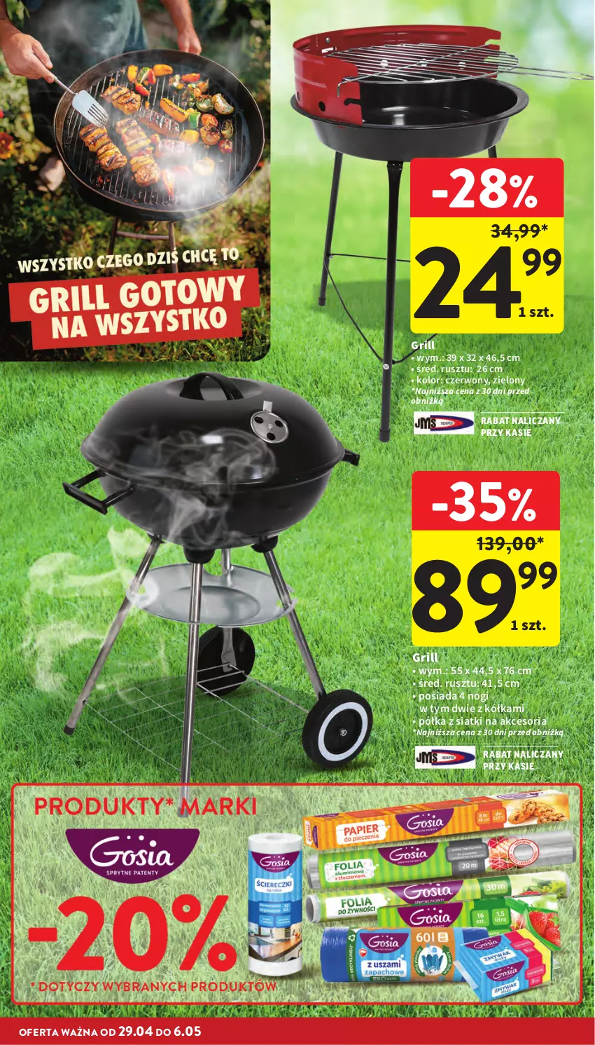 Gazetka promocyjna Intermarche - Gazetka promocyjna - ważna 29.04 do 06.05.2026 - strona 14 - produkty: Grill, Półka