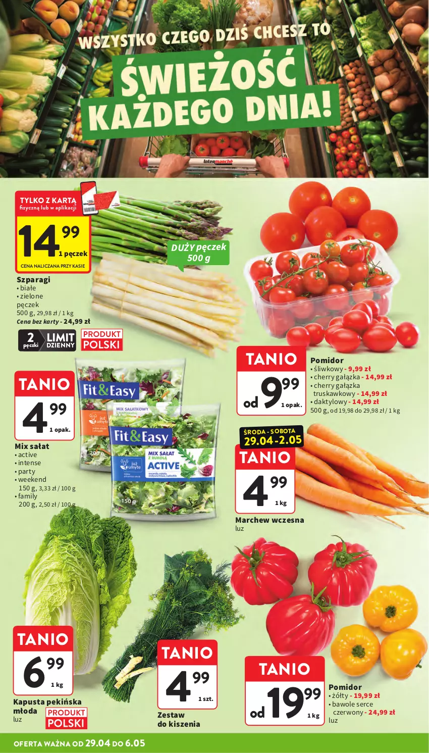 Gazetka promocyjna Intermarche - Gazetka promocyjna - ważna 29.04 do 06.05.2026 - strona 20 - produkty: Fa, Sałat, Ser