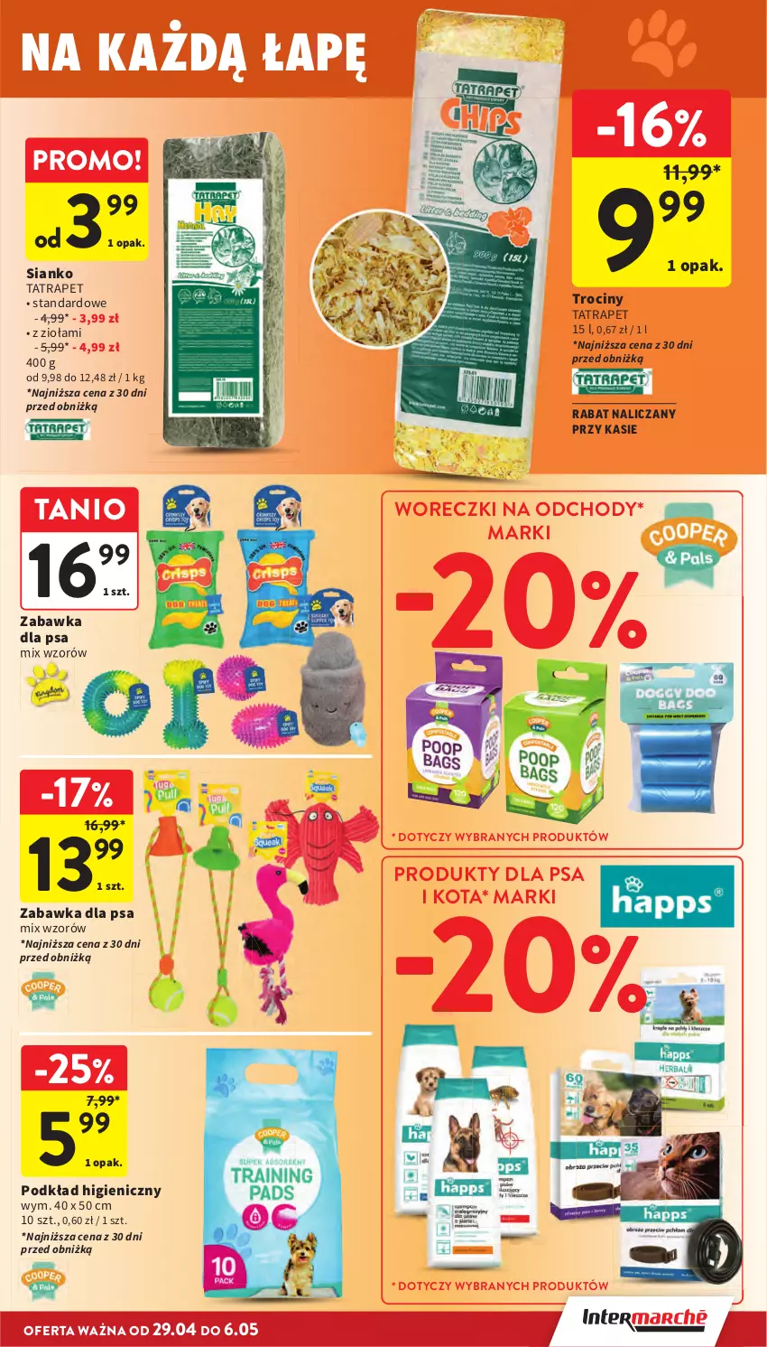 Gazetka promocyjna Intermarche - Gazetka promocyjna - ważna 29.04 do 06.05.2026 - strona 37 - produkty: Podkład, Podkład higieniczny, Tatra, Zabawka
