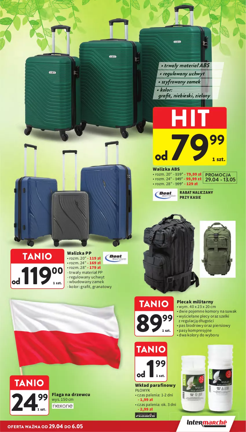 Gazetka promocyjna Intermarche - Gazetka promocyjna - ważna 29.04 do 06.05.2026 - strona 39 - produkty: Gra, Granat, Plecak, Walizka