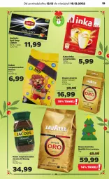 Gazetka promocyjna Netto - Artykuły spożywcze - Gazetka - ważna od 18.12 do 18.12.2022 - strona 19 - produkty: Earl Grey, Kawa rozpuszczalna, Inka, Kawa ziarnista, Kawa, Jacobs Krönung, Tonik, Lipton, Lavazza, Jacobs, Herbata, Kakao