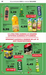 Gazetka promocyjna Netto - Artykuły spożywcze - Gazetka - ważna od 18.12 do 18.12.2022 - strona 20 - produkty: Piwa, Piwo, Sok pomarańczowy, Sok, Gra, Napój energetyczny, Ananas, Warka, Tatra, Tiger, Rubin, Tymbark, Wosana, Napój, Nektar, Grejpfrut, Lech Premium, Hortex