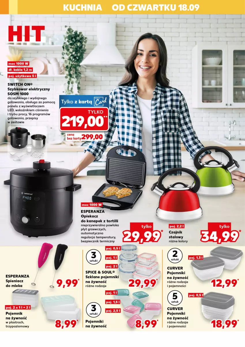 Gazetka promocyjna Kaufland - Kaufland - ważna 18.09 do 24.09.2025 - strona 10 - produkty: Czajnik, Gra, LG, Opiekacz do kanapek, Piec, Pojemnik, Sos, Szybkowar