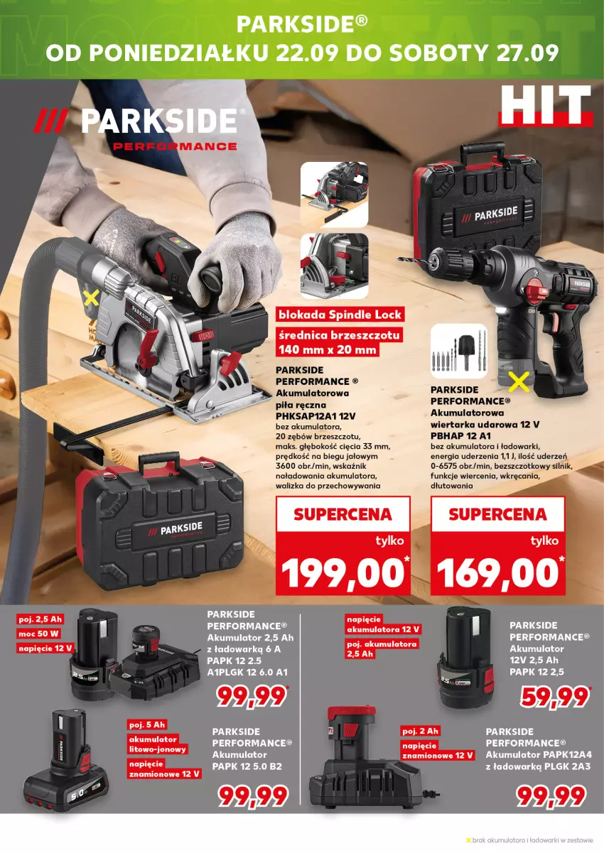 Gazetka promocyjna Kaufland - Kaufland - ważna 18.09 do 24.09.2025 - strona 18 - produkty: Akumulator, LG, Parkside, Tarka, Walizka, Wiertarka, Wiertarka udarowa