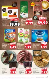 Gazetka promocyjna Kaufland - OFERTA TYGODNIA - Gazetka - ważna od 11.05 do 11.05.2022 - strona 25 - produkty: Tchibo, Nescafé, Ser, Cukier, Kawa ziarnista, Saga, Kawa mielona, Kawa, Herbata czarna, Tchibo Barista, Tetley, Lipton, Dolce Gusto, Herbata, Gala