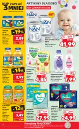 Gazetka promocyjna Kaufland - OFERTA TYGODNIA - Gazetka - ważna od 11.05 do 11.05.2022 - strona 34 - produkty: Sok, Ser, Johnson's, Gerber, Pampers, Majtki, BoboVita, NAN Optipro, Johnson's Baby, Baby O, Oliwka dla dzieci, Chusteczki, Danie dla dzieci, Dzieci, Deser, Pieluchomajtki, Olej, Nestlé, Nektar, Mleko