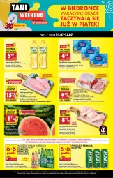 Gazetka promocyjna Biedronka - Tani Weekend - Gazetka - ważna od 12.07 do 12.07.2025 - strona 1 - produkty: Piwa, Piwo, Kurczak, Por, Koc, Gra, Somersby, Heineken, Carlsberg, Olej rzepakowy, Arbuz, Masło, Olej, Podudzie z kurczaka, Lech Premium, LG