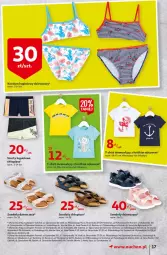 Gazetka promocyjna Auchan - Sale Hipermarkety - Gazetka - ważna od 30.06 do 30.06.2021 - strona 17 - produkty: Acer, Szorty, Sandał, Kostium, Cars, T-shirt