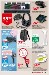 Gazetka promocyjna Auchan - Sale Hipermarkety - Gazetka - ważna od 30.06 do 30.06.2021 - strona 19 - produkty: Top, Sól, Gra, Acer, Rust, Słuchawki, Klawiatura, Clin, Plecak, LANA, Podkładka, Mysz, Woda, Podkład