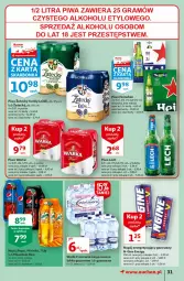 Gazetka promocyjna Auchan - Sale Hipermarkety - Gazetka - ważna od 30.06 do 30.06.2021 - strona 31 - produkty: Piwo, Gin, Heineken, Warka, Napój
