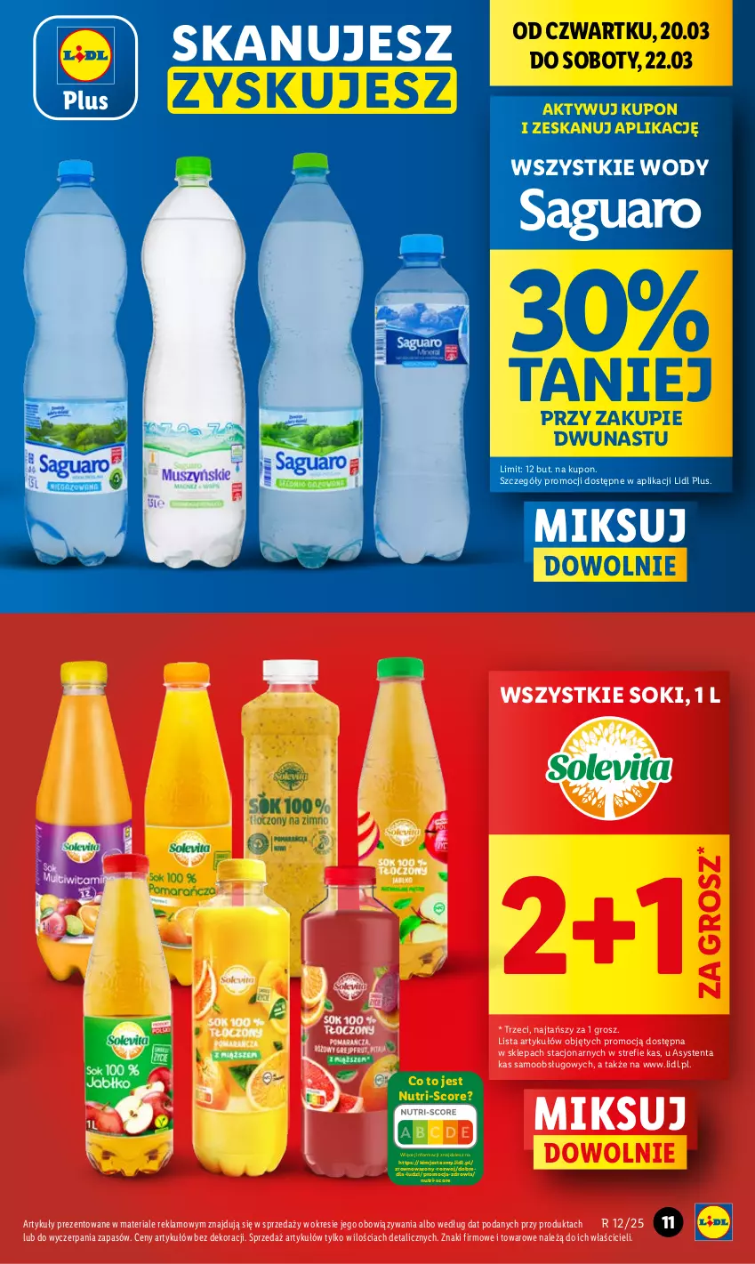 Gazetka promocyjna Lidl - GAZETKA - ważna 20.03 do 22.03.2025 - strona 11 - produkty: Sok, Wazon