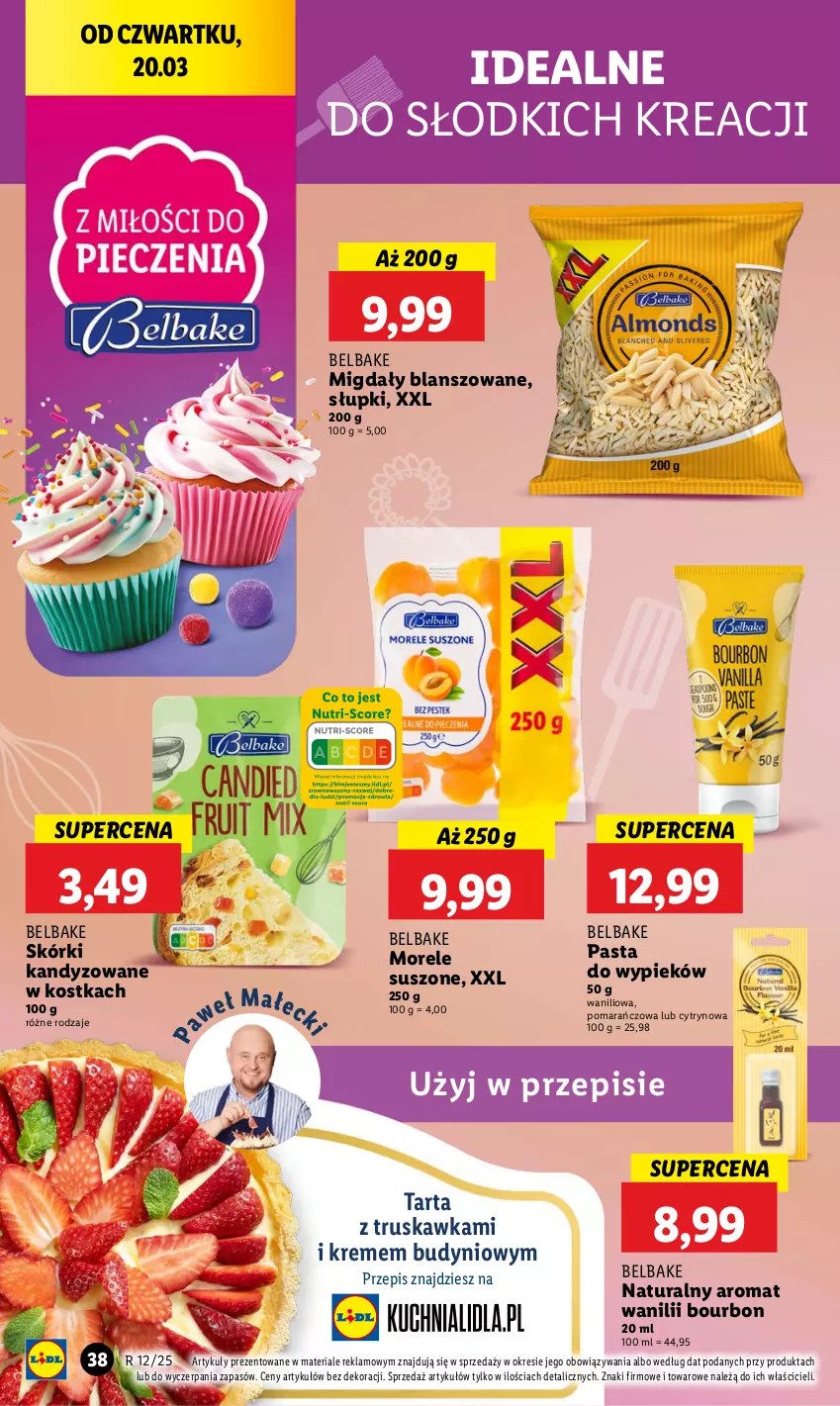 Gazetka promocyjna Lidl - GAZETKA - ważna 20.03 do 22.03.2025 - strona 44 - produkty: Bourbon, Migdały, Tarta