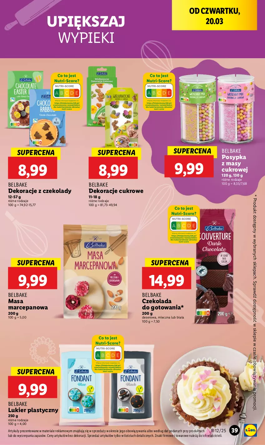 Gazetka promocyjna Lidl - GAZETKA - ważna 20.03 do 22.03.2025 - strona 45 - produkty: Czekolada, Deser, Ser