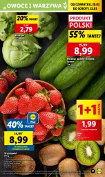 Gazetka promocyjna Lidl - GAZETKA - Gazetka - ważna od 22.03 do 22.03.2025 - strona 21 - produkty: Warzywa, Gra, Truskawki, Kiwi, Owoce