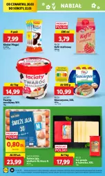 Gazetka promocyjna Lidl - GAZETKA - Gazetka - ważna od 22.03 do 22.03.2025 - strona 30 - produkty: Ser, Twaróg, Jaja, Kawa, Mascarpone, Pilos, Gouda, Kefir, Kinder