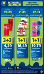 Gazetka promocyjna Lidl - GAZETKA - Gazetka - ważna od 22.03 do 22.03.2025 - strona 5 - produkty: Nutella, Gra, Coccolino, Coca-Cola, Płyn do płukania