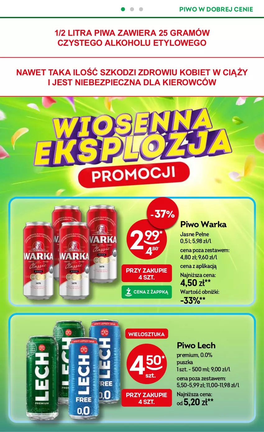 Gazetka promocyjna Żabka - ważna 27.03 do 09.04.2024 - strona 19 - produkty: Gra, Lech Premium, Piec, Piwa, Piwo, Warka