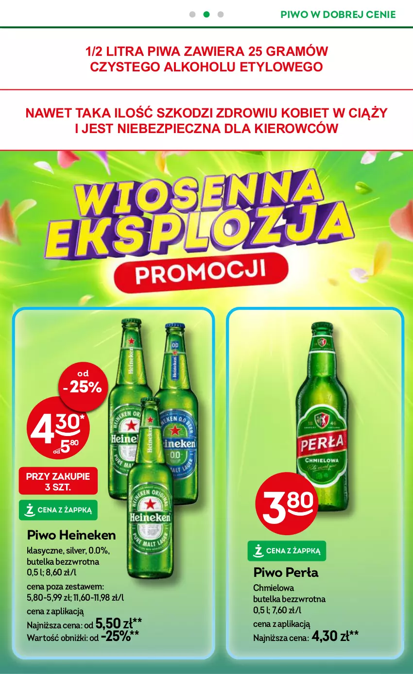 Gazetka promocyjna Żabka - ważna 27.03 do 09.04.2024 - strona 20 - produkty: Gra, Heineken, Perła, Piec, Piwa, Piwo