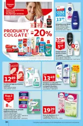 Gazetka promocyjna Auchan - Szkoła oszczędzania Temat PrzeTanie Kupowanie Hipermarkety - Gazetka - ważna od 03.08 do 03.08.2022 - strona 16 - produkty: Lactacyd, Rexona, Discreet, Krem do depilacji, Always, Szampon, Podpaski, Veet, Odżywka, Colgate, Wkładki, Antyperspirant, Nivea, LG