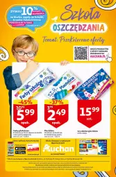 Gazetka promocyjna Auchan - Szkoła oszczędzania Temat PrzeTanie Kupowanie Hipermarkety - Gazetka - ważna od 03.08 do 03.08.2022 - strona 32 - produkty: Por, Gry, Biurka, Tera, Regał, Plastelina, Biuro, Fotel, Fa