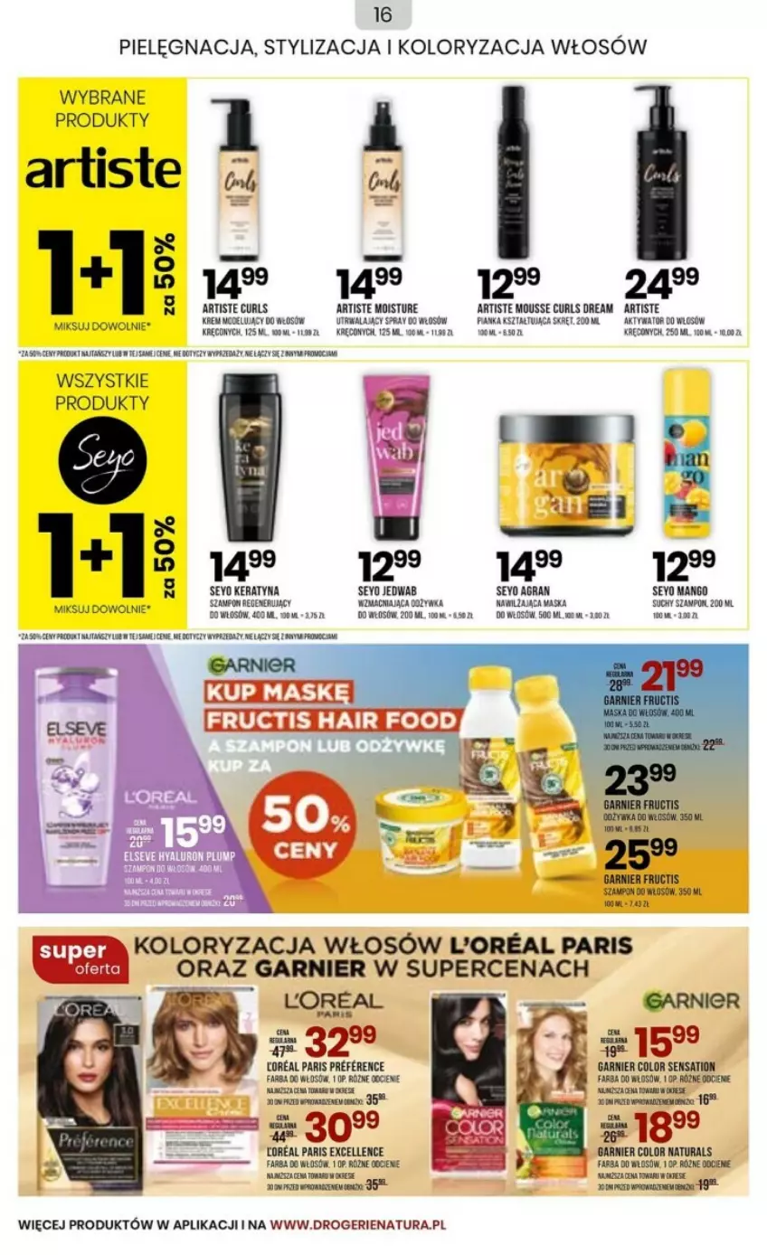 Gazetka promocyjna Drogerie Natura - ważna 03.04 do 05.05.2024 - strona 8 - produkty: Garnier, Gra, Mango, NBA, Pasztet, Sati, Ser