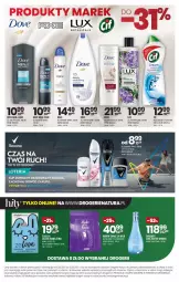 Gazetka promocyjna Drogerie Natura - Gazetka Drogerie Natura - Gazetka - ważna od 23.02 do 23.02.2022 - strona 20 - produkty: JBL, Gin, Gra, Cif, Rexona, Body, Dezodorant, Dove, Dres, Mleczko, Woda toaletowa, Mola, Woda, Fa