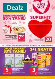 Gazetka promocyjna Dealz - NOWA GAZETKANiskie ceny, które pokochasz - Gazetka - ważna od 22.02 do 22.02.2022 - strona 1 - produkty: Ser, Gra, Whiskas, Praliny, Raffaello, Ferrero Rocher, Ferrero, Poduszka, Pedigree, Podkład, Fa