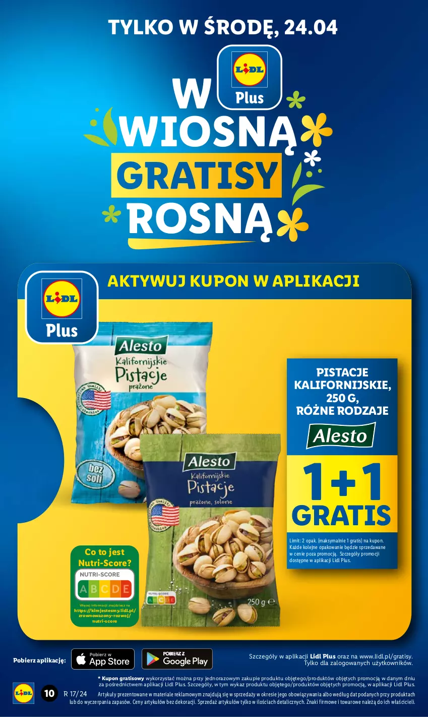 Gazetka promocyjna Lidl - GAZETKA - ważna 22.04 do 24.04.2024 - strona 10 - produkty: Gra, Olej, Pistacje, Wazon