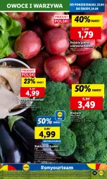 Gazetka promocyjna Lidl - GAZETKA - Gazetka - ważna od 24.04 do 24.04.2024 - strona 17 - produkty: Warzywa, Gra, Owoce, Brokuły, Olej, Jabłka, Boczniak