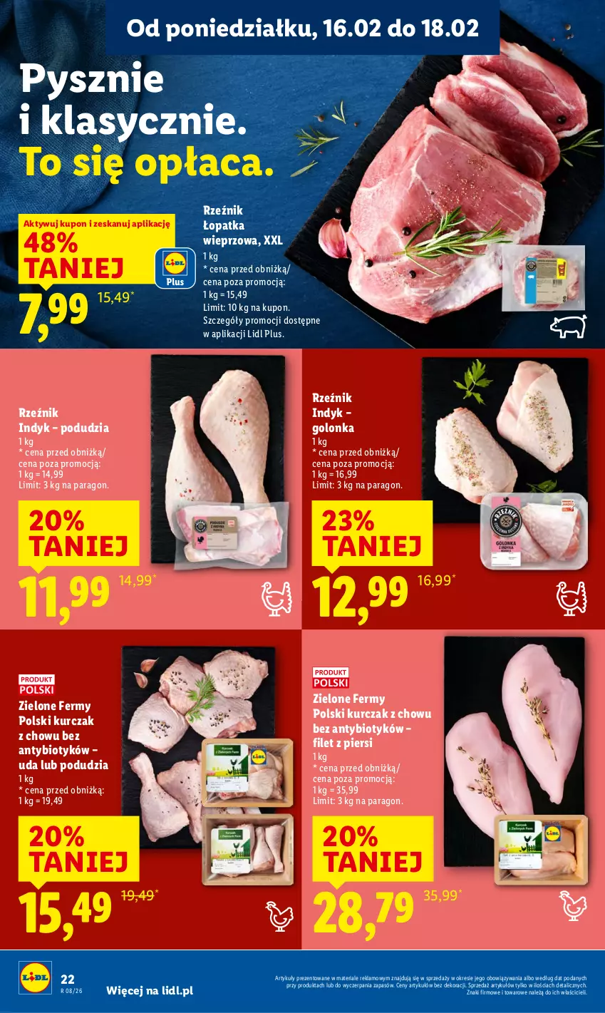 Gazetka promocyjna Lidl - GAZETKA - ważna 16.02 do 18.02.2026 - strona 22 - produkty: Kurczak