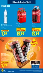 Gazetka promocyjna Lidl - GAZETKA - Gazetka - ważna od 18.02 do 18.02.2026 - strona 40 - produkty: Napój energetyczny, Coca-Cola, Napoje, Woda mineralna, Woda, Napój