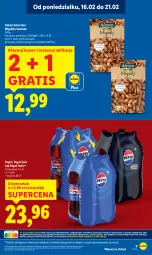 Gazetka promocyjna Lidl - GAZETKA - Gazetka - ważna od 18.02 do 18.02.2026 - strona 9 - produkty: Migdały łuskane, Gra, Migdały, Pepsi