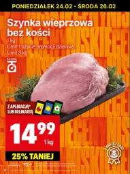 Gazetka promocyjna Delikatesy Centrum - NOWA GAZETKA Delikatesy Centrum od 24 lutego! 24.02-2.03.2025 - Gazetka - ważna od 02.03 do 02.03.2025 - strona 14 - produkty: Szynka wieprzowa, Szynka