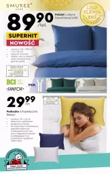 Gazetka promocyjna Biedronka - Okazje tygodnia - Gazetka - ważna od 21.09 do 21.09.2022 - strona 22 - produkty: Top, Pościel, Poszewka, Poduszka