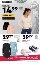 Gazetka promocyjna Biedronka - Okazje tygodnia - Gazetka - ważna od 21.09 do 21.09.2022 - strona 29 - produkty: Kosz, Koszulka, Tunika, Trampki
