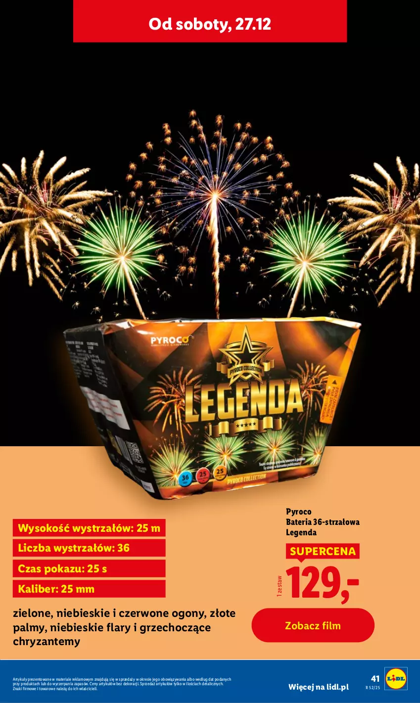 Gazetka promocyjna Lidl - GAZETKA - ważna 22.12 do 27.12.2025 - strona 45 - produkty: Bateria, Sok, Strzałów