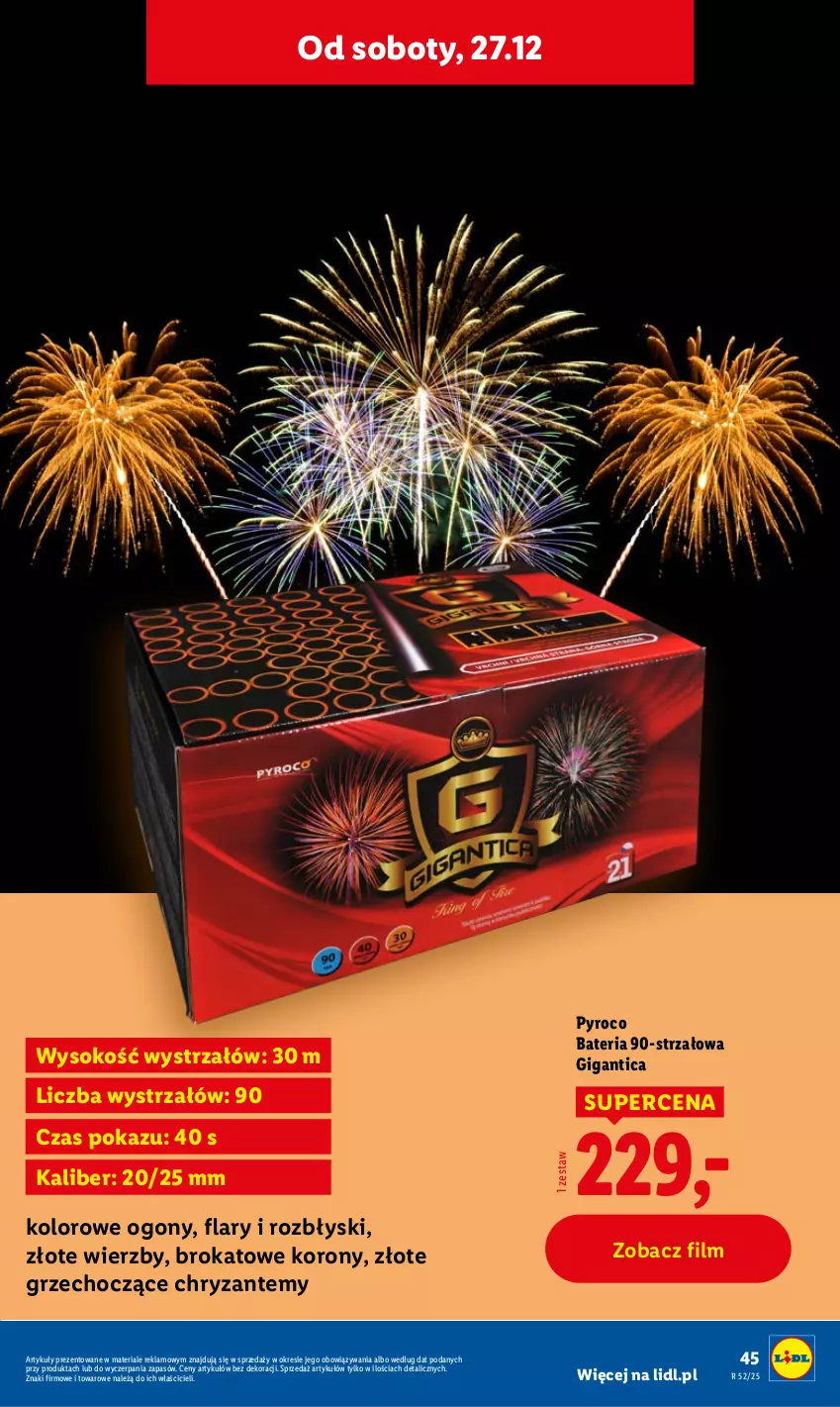 Gazetka promocyjna Lidl - GAZETKA - ważna 22.12 do 27.12.2025 - strona 49 - produkty: Bateria, Sok, Strzałów