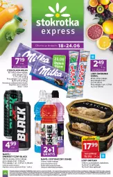 Gazetka promocyjna Stokrotka - Express - Gazetka - ważna od 24.06 do 24.06.2026 - strona 1 - produkty: Gry, Gra, Lody, Lack, Napój izotoniczny, Czekolada, Oshee, Owoce, Napój, Mięso, Milka