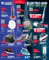 Gazetka promocyjna Selgros - Katalog Elektro - Gazetka - ważna od 05.04 do 05.04.2021 - strona 12 - produkty: Robot sprzątający, Odkurzacz, Top, Mop, Gra, Mop parowy, Siatka, Robot, IRobot, Generator pary, Roomba, Parownica, Lakier, LG