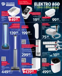 Gazetka promocyjna Selgros - Katalog Elektro - Gazetka - ważna od 05.04 do 05.04.2021 - strona 16 - produkty: Ciśnieniomierz, Sok, Pulsoksymetr, Grzyby, Termometr, Inhalator, Samsung, Lampa, Sterylizator, Smartfon, LG, Fa