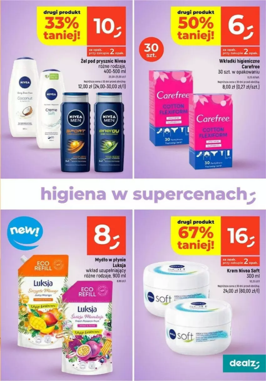 Gazetka promocyjna Dealz - ważna 08.08 do 13.08.2024 - strona 19 - produkty: Carefree, Nivea, Wkładki